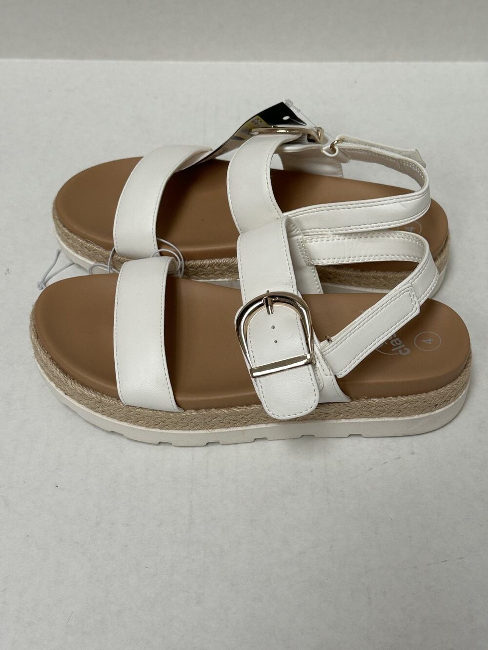 art class Kids' Girls Jan Sandals White Size 4